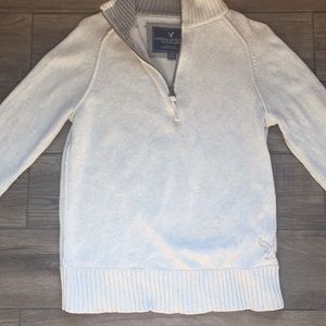 Wool Sweater half zipper